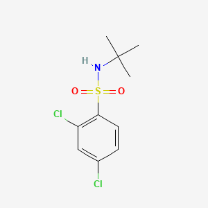 molecular formula C10H13Cl2NO2S B1185697 N-(tert-butyl)-2,4-dichlorobenzenesulfonamide 