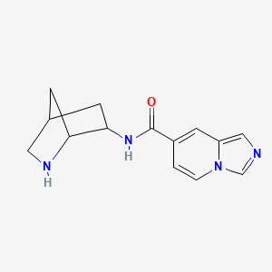 N-(2-Azabicyclo[2.2.1]heptan-6-yl)imidazo[1,5-a]pyridine-7-carboxamide