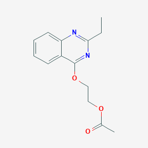 2-((2-Ethylquinazolin-4-yl)oxy)ethyl acetate