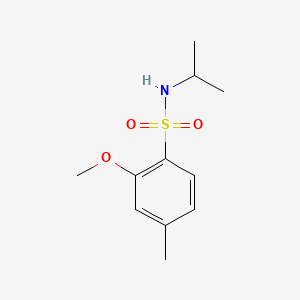 molecular formula C11H17NO3S B1185701 N-isopropyl-2-methoxy-4-methylbenzenesulfonamide 