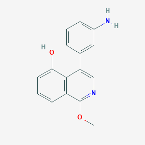 4-(3-Aminophenyl)-1-methoxyisoquinolin-5-ol