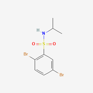 molecular formula C9H11Br2NO2S B1185703 2,5-dibromo-N-isopropylbenzenesulfonamide 