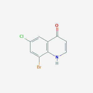 8-Bromo-6-chloroquinolin-4-ol