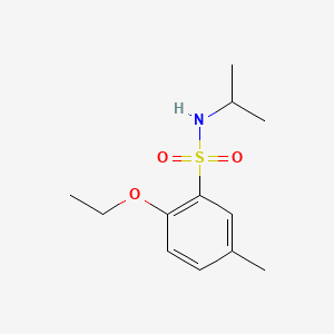 molecular formula C12H19NO3S B1185707 2-ethoxy-N-isopropyl-5-methylbenzenesulfonamide 