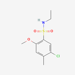 5-chloro-N-ethyl-2-methoxy-4-methylbenzenesulfonamide