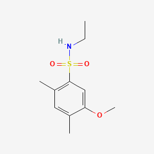molecular formula C11H17NO3S B1185711 N-ethyl-5-methoxy-2,4-dimethylbenzenesulfonamide 