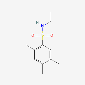 molecular formula C11H17NO2S B1185712 N-ethyl-2,4,5-trimethylbenzenesulfonamide 