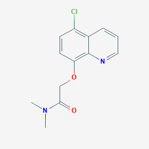 2-((5-Chloroquinolin-8-yl)oxy)-N,N-dimethylacetamide