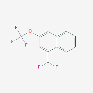 1-(Difluoromethyl)-3-(trifluoromethoxy)naphthalene