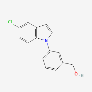 (3-(5-Chloro-1H-indol-1-yl)phenyl)methanol