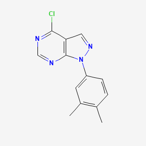 4-chloro-1-(3,4-dimethylphenyl)-1H-pyrazolo[3,4-d]pyrimidine