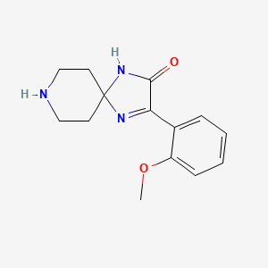 3-(2-Methoxyphenyl)-1,4,8-triazaspiro[4.5]dec-3-en-2-one