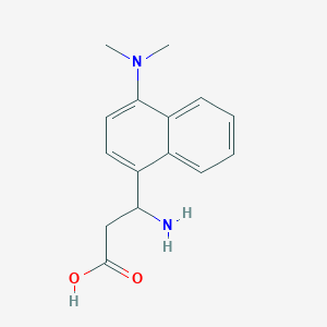 3-Amino-3-[4-(dimethylamino)naphthalen-1-yl]propanoic acid