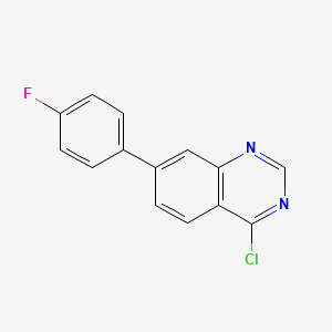 4-Chloro-7-(4-fluorophenyl)quinazoline