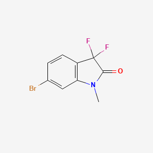 6-Bromo-3,3-difluoro-1-methylindolin-2-one