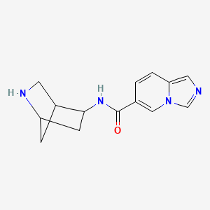 N-(2-Azabicyclo[2.2.1]heptan-5-yl)imidazo[1,5-a]pyridine-6-carboxamide