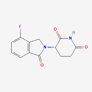 (S)-3-(4-Fluoro-1-oxoisoindolin-2-yl)piperidine-2,6-dione