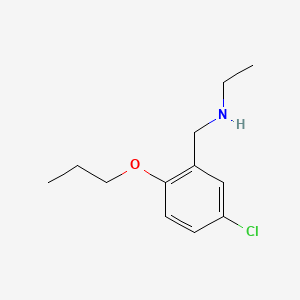 molecular formula C12H18ClNO B1185752 N-(5-chloro-2-propoxybenzyl)ethanamine 
