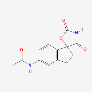 N-(2',4'-Dioxo-2,3-dihydrospiro[indene-1,5'-oxazolidin]-5-yl)acetamide