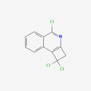 molecular formula C11H6Cl3N B11857539 1,1,4-Trichloro-1,2-dihydrocyclobuta[c]isoquinoline CAS No. 105592-81-2