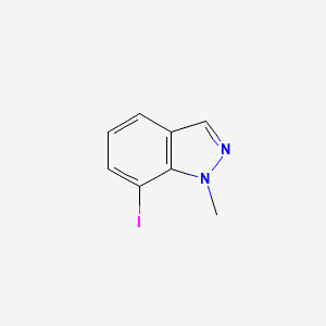 molecular formula C8H7IN2 B11857550 7-Iodo-1-methyl-1H-indazole 