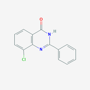 molecular formula C14H9ClN2O B11857570 8-Chloro-2-phenylquinazolin-4(3H)-one 