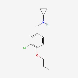 N-(3-chloro-4-propoxybenzyl)cyclopropanamine