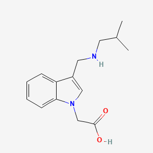 2-(3-((Isobutylamino)methyl)-1H-indol-1-yl)acetic acid