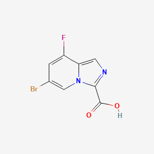 6-Bromo-8-fluoroimidazo[1,5-a]pyridine-3-carboxylic acid