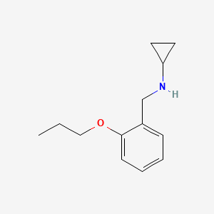 molecular formula C13H19NO B1185766 N-(2-propoxybenzyl)cyclopropanamine 