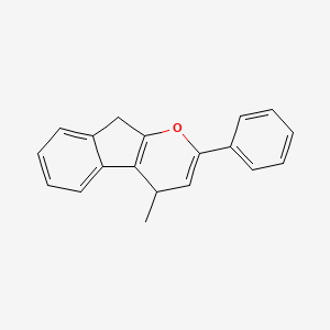 4-Methyl-2-phenyl-4,9-dihydroindeno[2,1-b]pyran