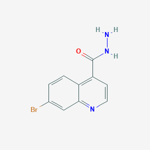 7-Bromoquinoline-4-carbohydrazide