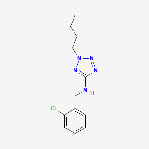 molecular formula C12H16ClN5 B1185770 2-butyl-N-(2-chlorobenzyl)-2H-tetrazol-5-amine 