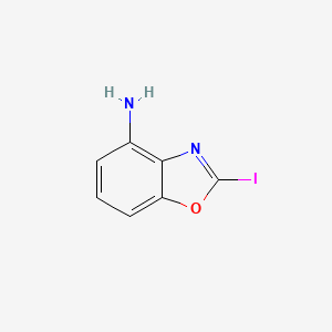 2-Iodobenzo[d]oxazol-4-amine