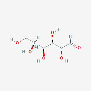 molecular formula C6H12O6 B118579 (2R,3S,4S,5R)-2,3,4,5,6-五羟基(513C)己醛 CAS No. 478518-60-4