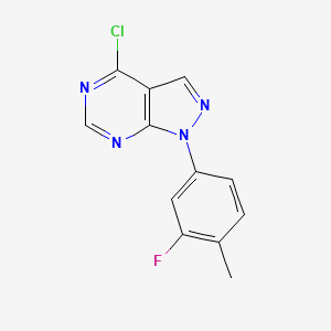 4-Chloro-1-(3-fluoro-4-methylphenyl)-1H-pyrazolo[3,4-d]pyrimidine