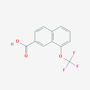 1-(Trifluoromethoxy)naphthalene-7-carboxylic acid