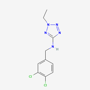 molecular formula C10H11Cl2N5 B1185797 N-(3,4-dichlorobenzyl)-2-ethyl-2H-tetrazol-5-amine 