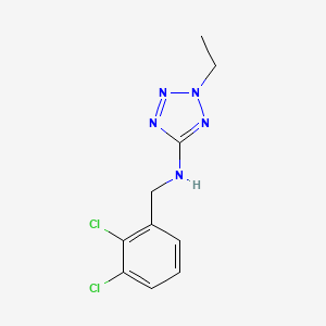 molecular formula C10H11Cl2N5 B1185798 N-(2,3-dichlorobenzyl)-2-ethyl-2H-tetrazol-5-amine 