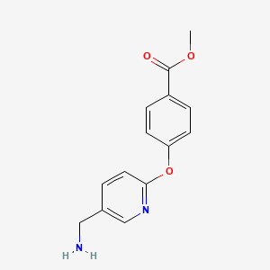 Methyl 4-((5-(aminomethyl)pyridin-2-yl)oxy)benzoate