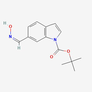 tert-butyl 6-[(Z)-hydroxyiminomethyl]indole-1-carboxylate