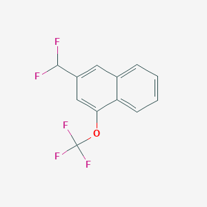 2-(Difluoromethyl)-4-(trifluoromethoxy)naphthalene