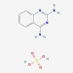 molecular formula C8H10N4O4S B11858085 Quinazoline-2,4-diamine sulfate CAS No. 81080-73-1