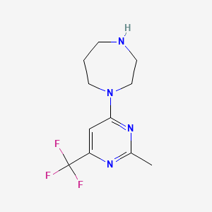 1-(2-Methyl-6-(trifluoromethyl)pyrimidin-4-yl)-1,4-diazepane