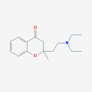 2-[2-(Diethylamino)ethyl]-2-methyl-2,3-dihydro-4H-1-benzopyran-4-one