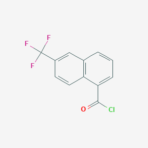 2-(Trifluoromethyl)naphthalene-5-carbonyl chloride