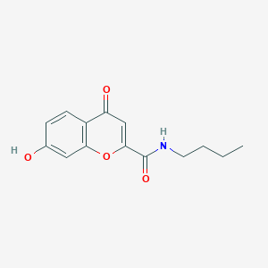 N-butyl-7-hydroxy-4-oxo-4H-chromene-2-carboxamide