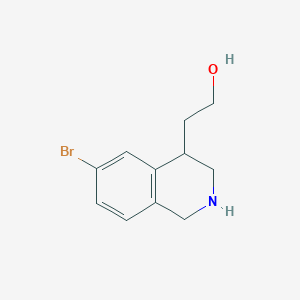 2-(6-Bromo-1,2,3,4-tetrahydroisoquinolin-4-YL)ethanol