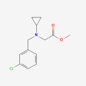 Methyl 2-((3-chlorobenzyl)(cyclopropyl)amino)acetate