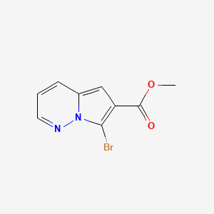 Methyl 7-bromopyrrolo[1,2-b]pyridazine-6-carboxylate